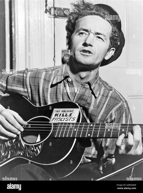 WOODY GUTHRIE 1912 1967 Promotional Photo Of American Folk Musician