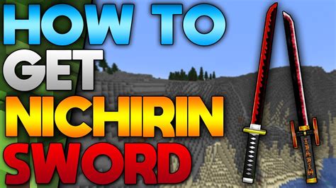 How To Get Nichirin Sword In Demon Slayer Mod Minecraft 1 16 5 Minecraft Anime Mods 2022