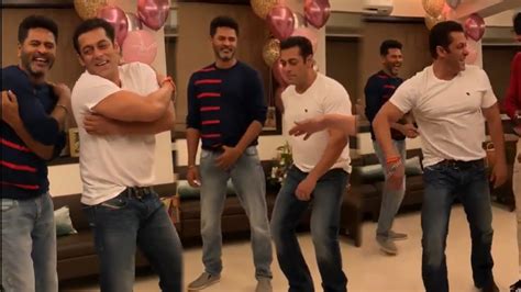 Salman Khan Learn Amazing Dance Step From Prabhu Deva For Dabangg 3