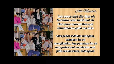 Nct Dream Hot Sauce Color Coded Lyrics Terjemahan Indo Sub Youtube