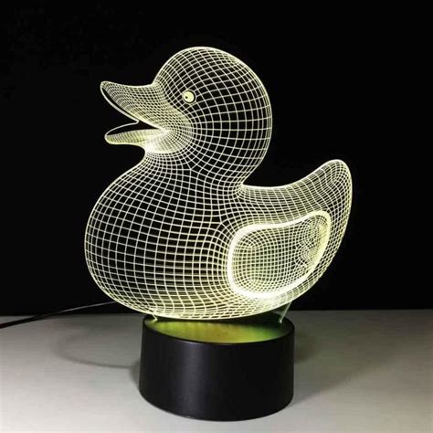 D Veilleuse Enfants Canard Couleurs Led Lampe Veilleuse Enfant