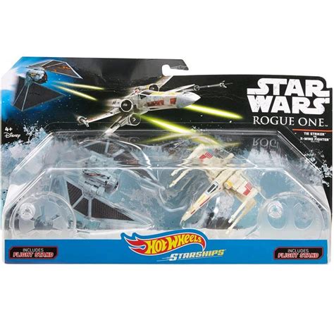 Mattel Hot Wheels Star Wars Tie Striker Vs X Wing Fighter DXM Spar Toys