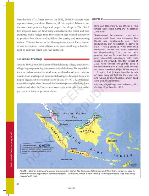 Ncert Book For Class History Chapter Forest Society