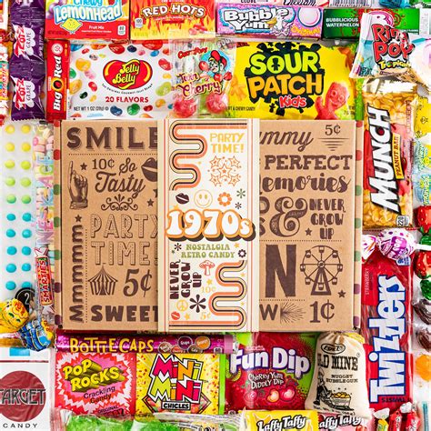 Buy VINTAGE CANDY CO. 1970s RETRO GIFT BOX - 70s Nostalgia Candies ...