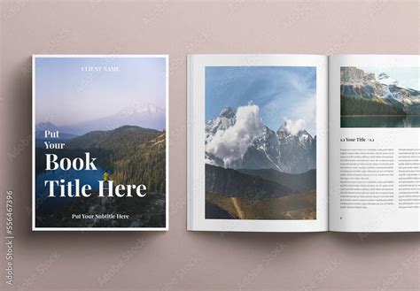 Magazine Book Layout Stock Template | Adobe Stock