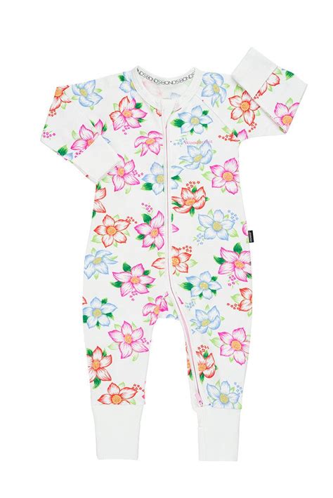 BONDS ZIPPY WONDERSUIT LONG SLEEVE - Hawaiian Holiday White – Kids ...