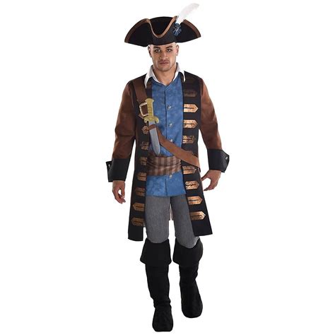 Amscan - Shipwrecked Pirate Costume - Standard - Walmart.com