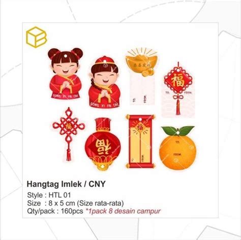 Jual Hang Tag Imlek Gantungan Sincia Hiasan Chinese New Year Cny Htl01