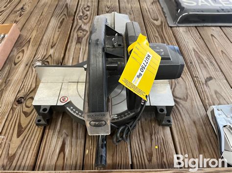 Black Decker Power Miter Saw Bigiron Auctions