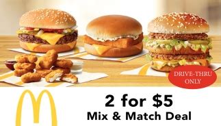 Mix N Match Mcdo / Mcdonalds Mix And Match Living On The Cheap - Kaya ...
