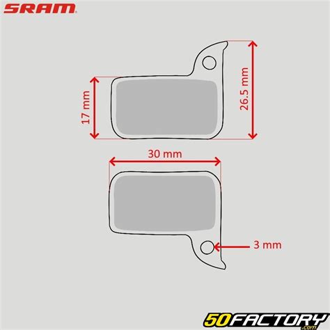 Plaquettes De Frein M Tal Fritt V Lo Sram Monobloc Red Force