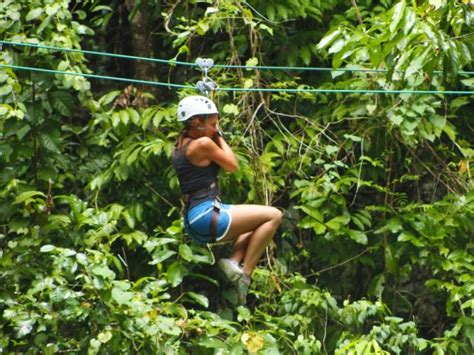 Blue Hole Secret Falls Sky Explorer Canopy Zip Line Rides And River