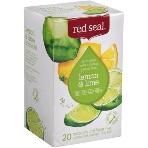 Red Seal Fruit Tea Lemon And Lime Pack 20 Office Spot Ashburton