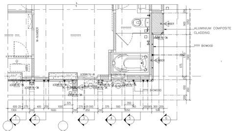 Bathroom layout details in AutoCAD, dwg file. - Cadbull