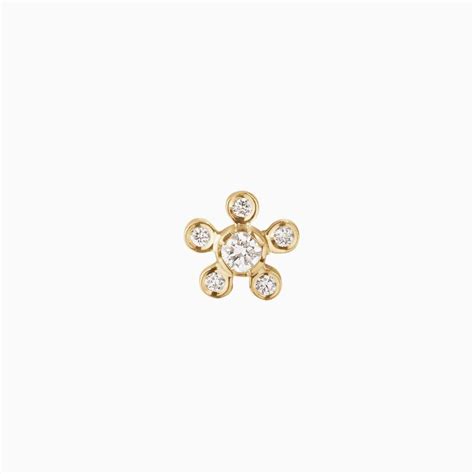 Petite Soleil De Fleur Single Earring Flrb Sophie Bille Brahe