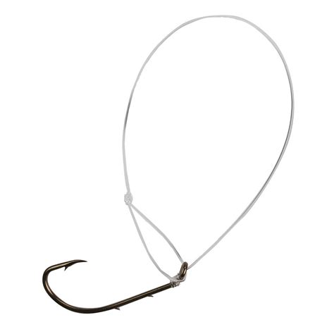 Eagle Claw Snelled Baitholder Single Hooks 6 Pack Academy