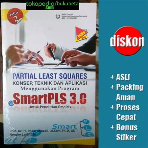 Jual Partial Least Squares Konsep Teknik Dan Aplikasi Imam Ghozali