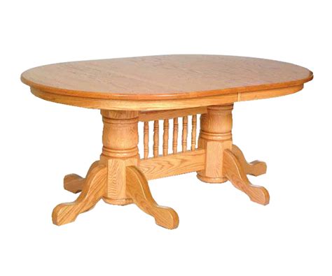 Double Pedestal Table Shore Casual Furniture