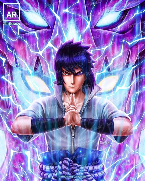 Sasuke Sharingan + Rinnegan Susano | Naruto, Anime, Naruto uzumaki