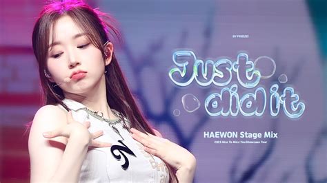 4K NMIXX 엔믹스 2023 Nice To Mixx You Showcase Tour Haewon Just Did