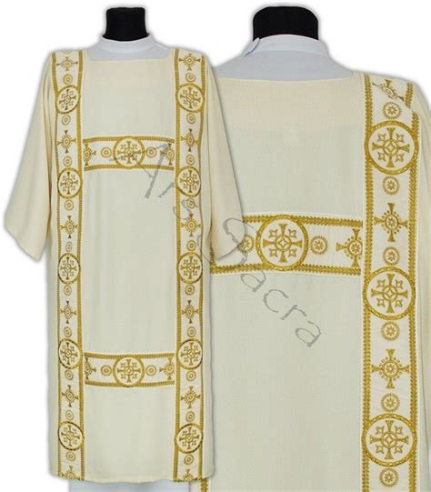 Gothic Dalmatic Df Ak Cream Unlined All Products For Deacons