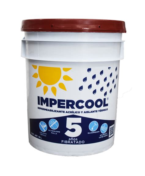 IMPERCOOL Fibratado 5 Años Terracota 19Lt Agro Caminante