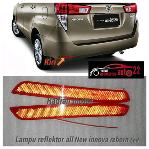 Jual Lampu Reflektor Mata Kucing Bumper Belakang All New Innova Reborn