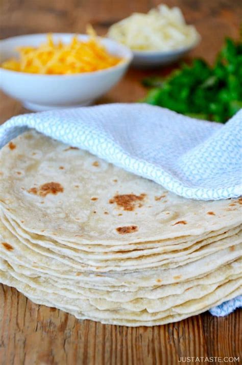 30 Minute Homemade Flour Tortillas Just A Taste