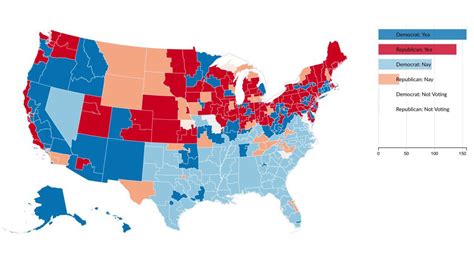 Us House Of Representatives Vote On The Civil Rights Act R Mapporn