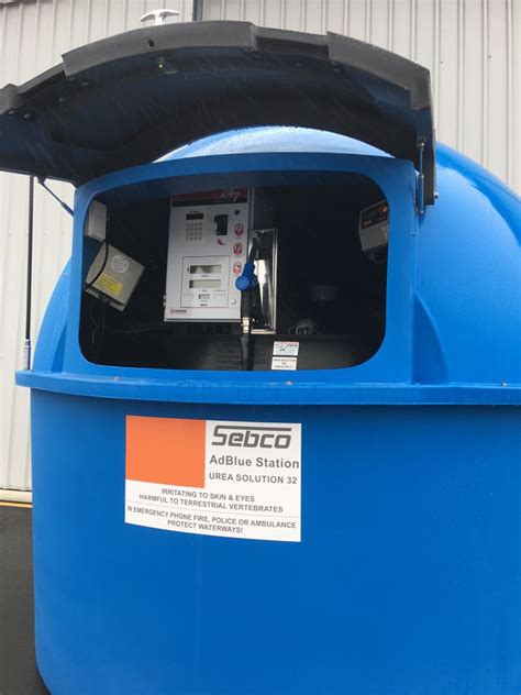 Adblue Storage And Dispensing Tanks Christchurch Dunedin 4800 Litre Sebco