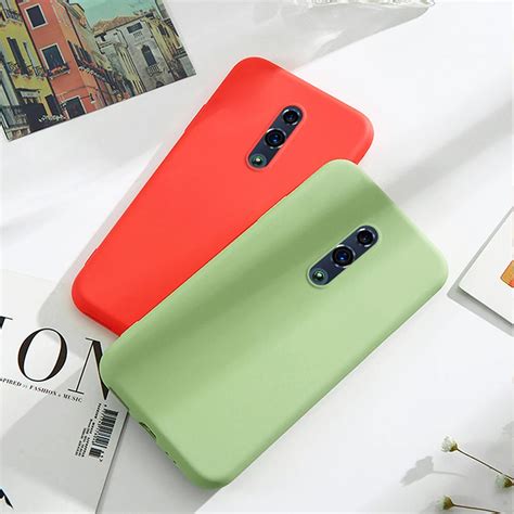 Case For OPPO Reno Luxury Original Liquid Silicone Case Rubber