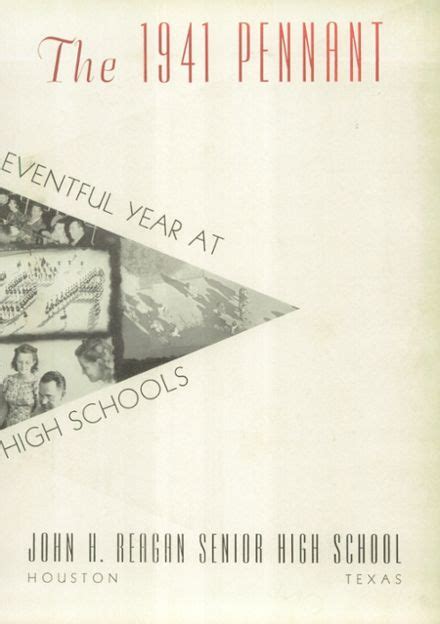 Explore 1941 Reagan High School Yearbook, Houston TX - Classmates