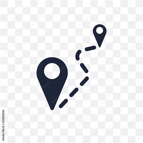 Distance Transparent Icon Distance Symbol Design From Maps And