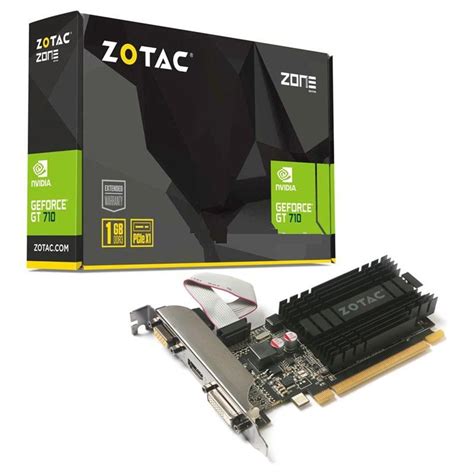 ZOTAC GT 710 1GB ZONE Edition 1GB DDR3 64bit 954 1600 HDCP DVI