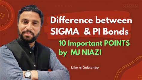 Difference Between Sigma And Pi Bonds 10 Ten Important Points F Sc