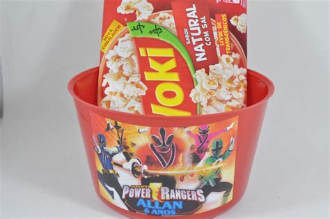 Balde De Pipoca Power Rangers Elo Produtos Especiais