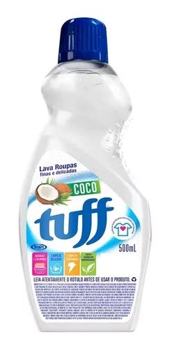 Lava Roupas Finas E Delicadas Coco Liquido Tuff 500ml MercadoLivre