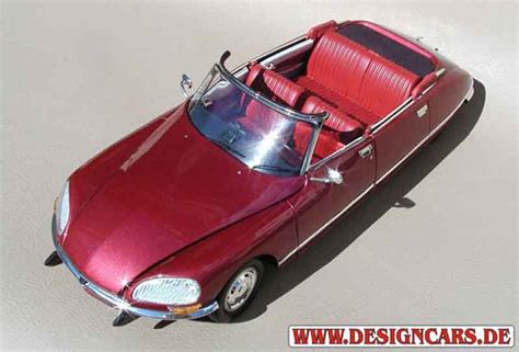 Miniature Citroen DS 21 1 18 Norev 21 Cabriolet 4 Portes Rouge Lucifer