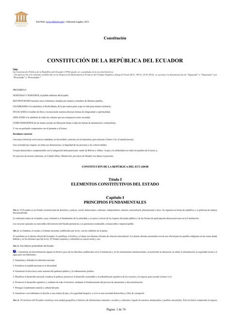 PDF CONSTITUCIÓN DE LA REPÚBLICA DEL PDF fileLa soberanía radica en