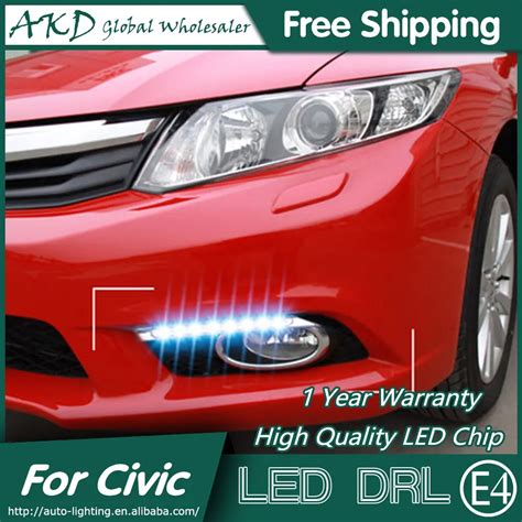 Akd Car Styling For Honda Civic Led Drl New Civic Drl Daytime