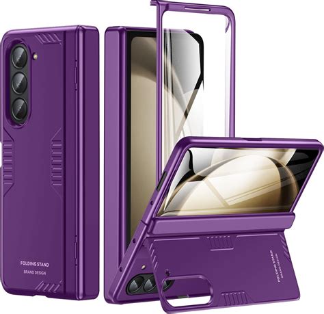 Funda Para Samsung Z Fold Soporte Oculto Carga Inal Mbrica Con