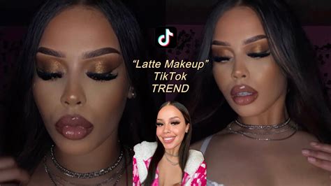 Latte Makeup Tiktok Trend Tutorial Youtube