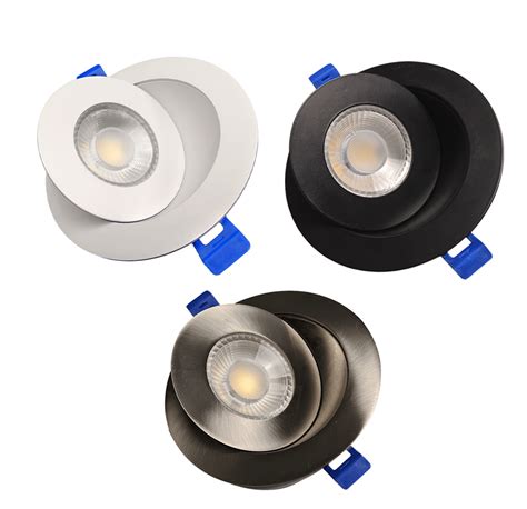 4 5CCT LED Gimbal Recessed Fixture Round Dawnray