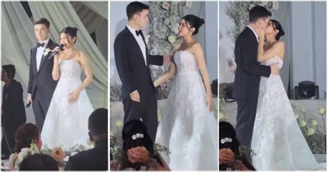 Video Of Maine Mendoza Arjo Atayde S Sweet Moment At Their Wedding