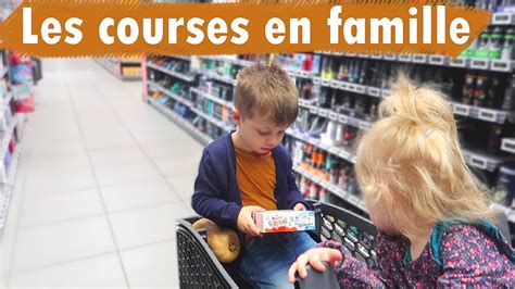 Aux Courses En Famille Allo Maman Youtube