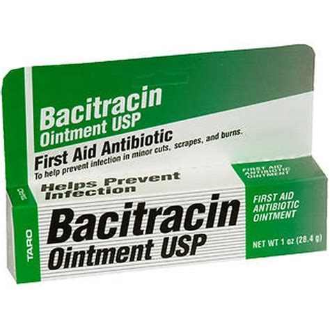 Bacitracin First Aid Antibiotic Ointment Tube 1 Oz