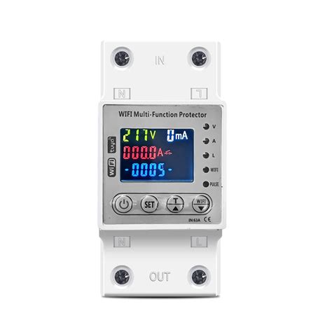 Amicismart Wifi Energy Meter With Over Under Voltage Leakage And Over