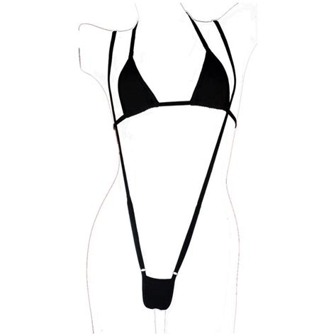 Compra Mujeres Hot Sexy Mini Micro Bikini Vendaje Tiny Transparente