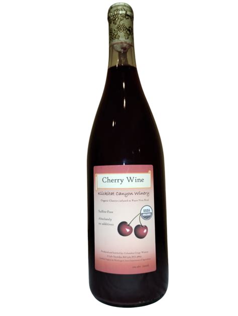 Organic Cherry Wine Klickitat Canyon Winery