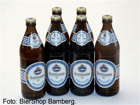 6 Flaschen Gutmann Hefeweizen Hell BierShop Bamberg